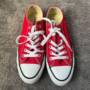 Red Low-Top Converse